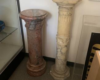 Antique Marble pedestals