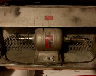 Vigor jewelry polishing / buffing motor and cabinet in working condition