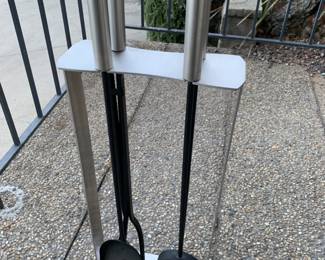 High quality fireplace set-possibly from Design Within Reach