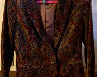 Never worn Ralph Lauren velvet ladies’ blazer size s