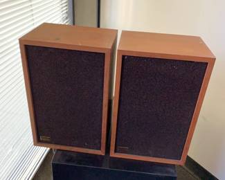 Vintage stereo speakers