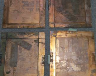 Copper advertisement printing plates!