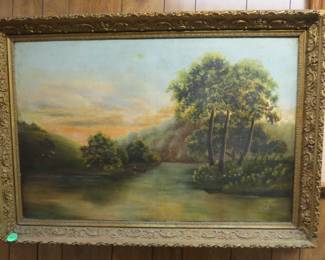 Late 1800s Oil Painting!