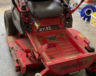 Gravely ZY XL 52” zero turn mower.
Has 133 hours.