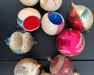 1940’s Christmas ornaments 