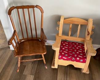 Child’s rocking chairs