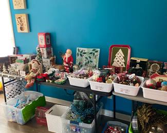 Lots of Christmas items