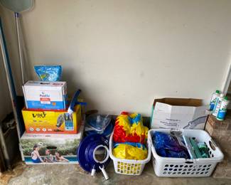 Various pool supplies 