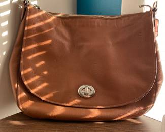 Leather Coach bag