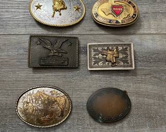Vintage belt buckles