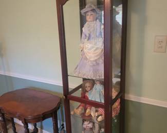 Vintage Dolls Display Cabinet