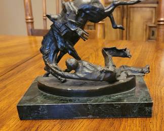 Bronze Western Statue