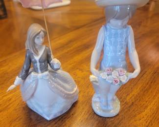 Many Lladro Fingurines