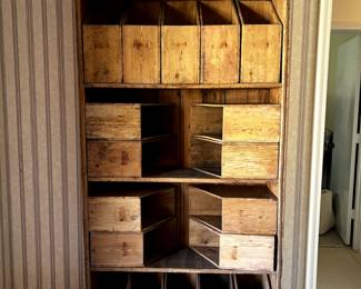 multiple ways to display this awesome pine storage piece