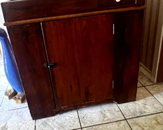 antique solid wood wash stand