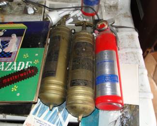 Antique fire extinguishers