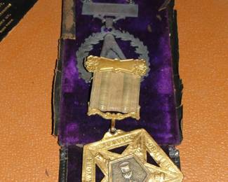 Antique mason medals