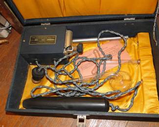 Early Rife healing device with light