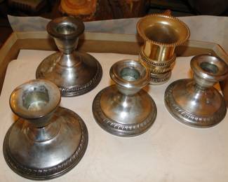 Sterling candlesticks