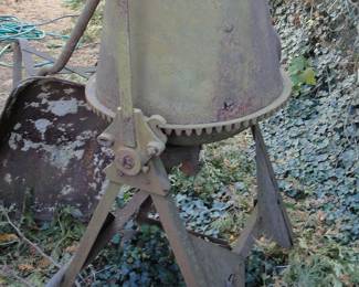 Old cement mixer