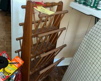 Vintage magazine rack