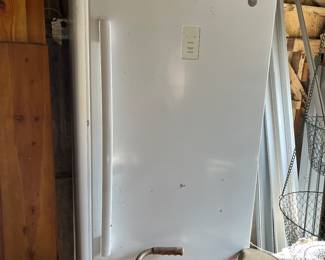 upright GE freezer