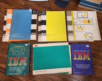 Vintage IBM and computer manuals