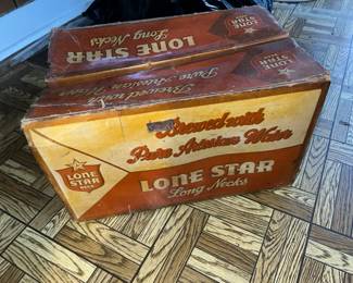 Vintage Lone Star Beer longneck case