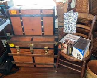 Several restored antique trunks!