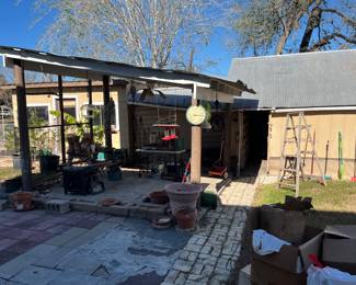 LOTS OUT BACK IN THE SHEDS!