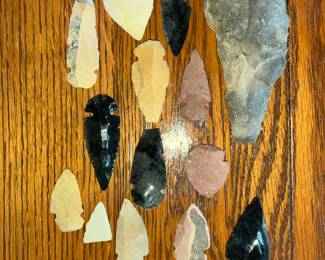 Great arrowhead collection