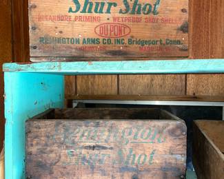 Old ammo crates