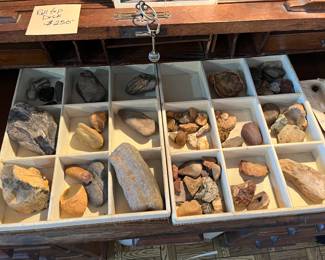 Part of a large rock collection