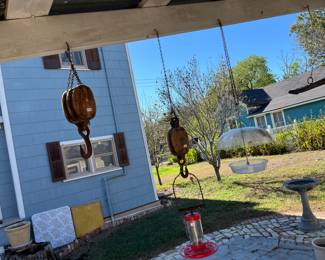 old pulleys