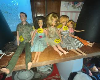 Vintage 1960’s BARBIES!!! Oh yeah, and Ken.