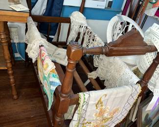 Antique baby bed
