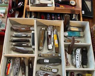 Great collection of old pocketknives