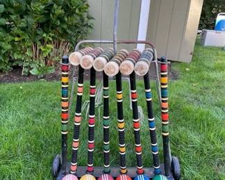Colorful Croquet Set