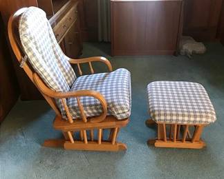 Glider Chair Ottoman