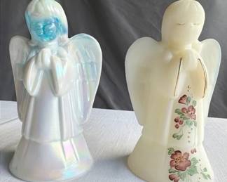 Fenton Art Glass Angels