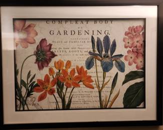 Beautiful gardening print