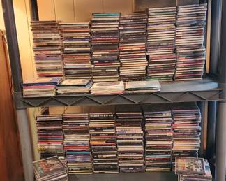 Hundreds of CD's,  more decor 