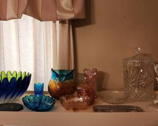 Glass and crystal decor