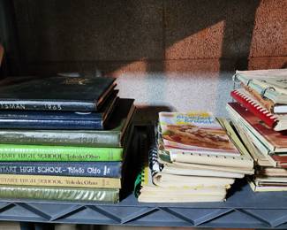 Local yearbooks and cook books