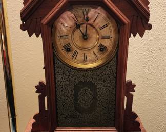 Victorian gingerbread clock
