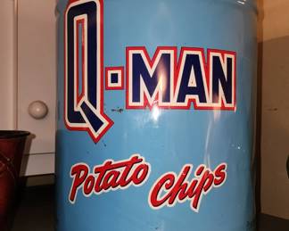 Toledo made Q-man chip canister