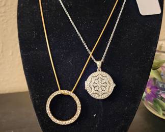 Rhinestone necklaces