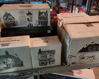 Mountains set, more Dickens, Fish shoppe