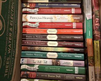 Books $.25 each 