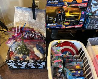 Toys and 4th of July items 